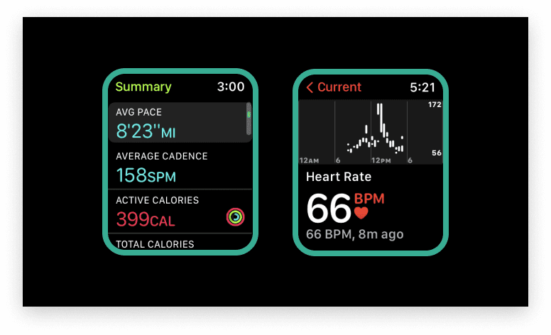 Apple Watch apps for activity tracking and heart rate monitoring